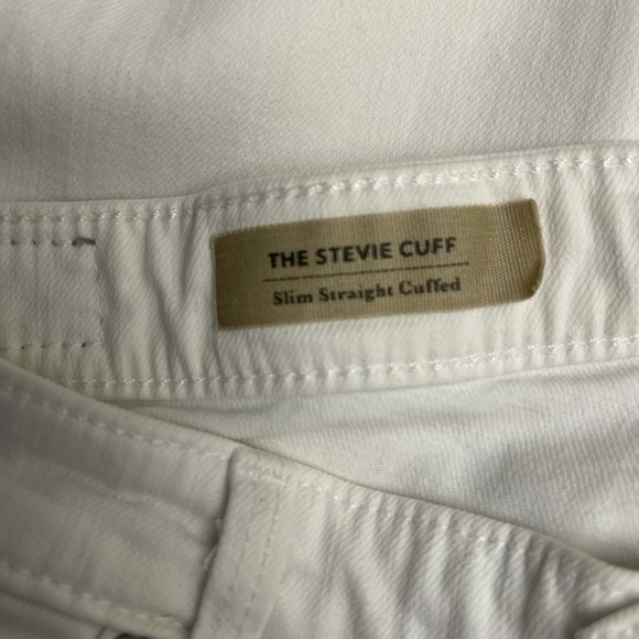 AG The Stevie Cuff Slim Straight Cuffed Jeans - Picture 4 of 8